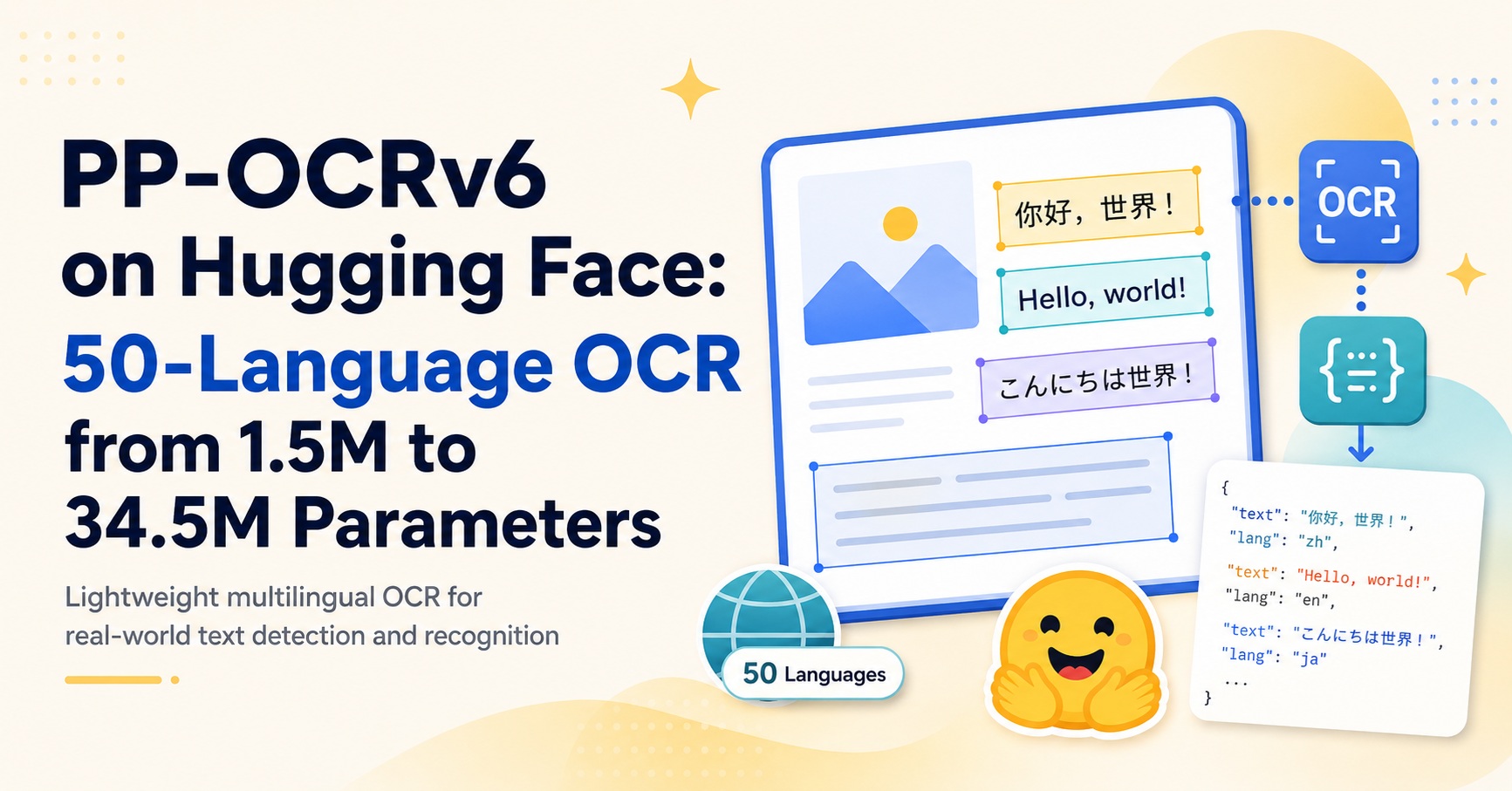 PP-OCRv6: Multilingual OCR Evolution with PaddleOCR