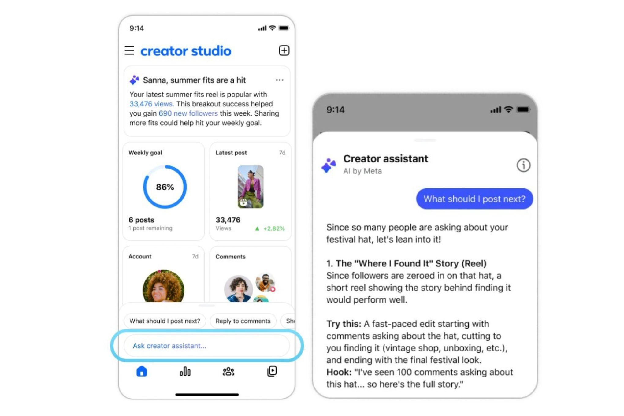 Meta Revives Facebook's Creator Studio as AI-Driven Companion App