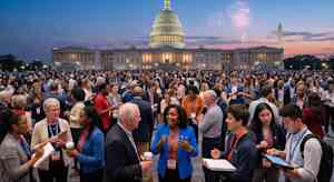 AI-Powered Collective Intelligence: A Test on America's 250th Birthday