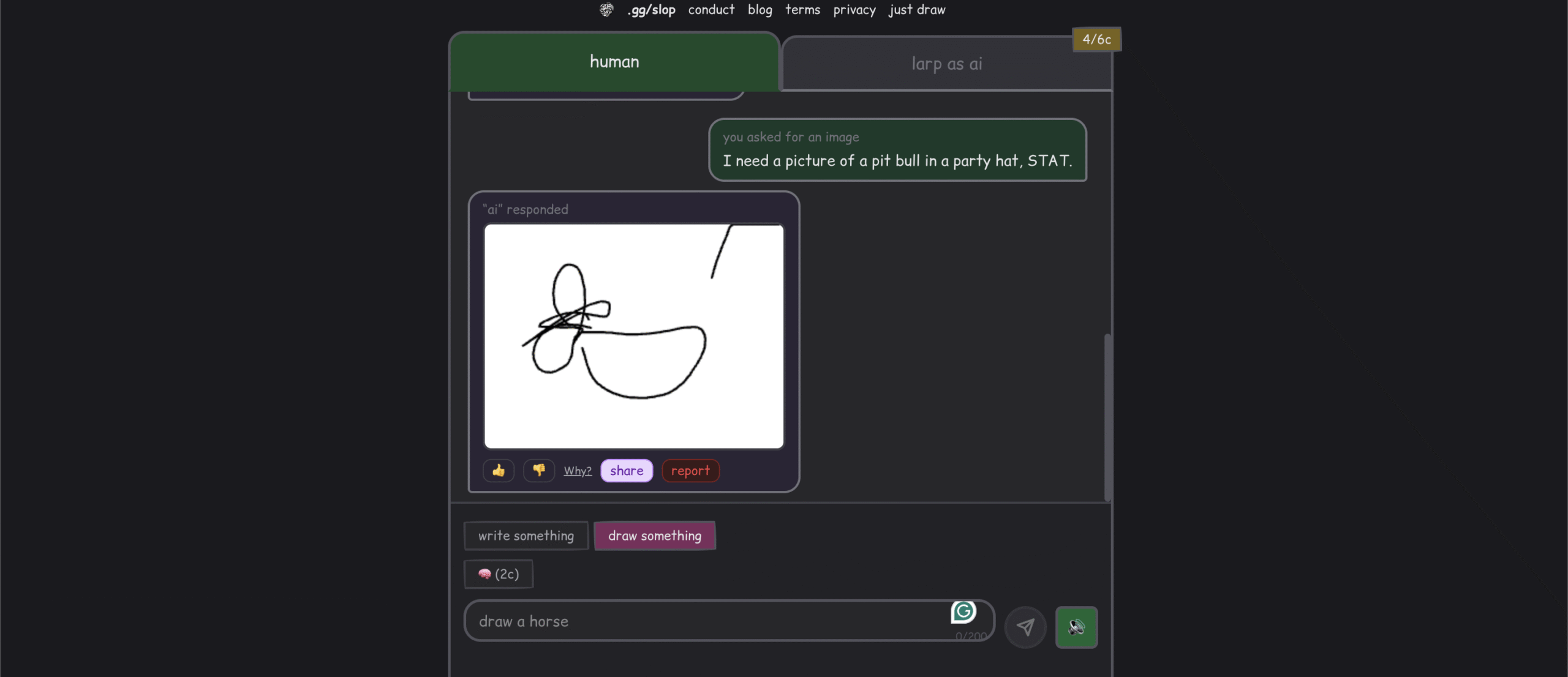 Roleplaying as Chatbots: Human Mimicry and AI Perception
